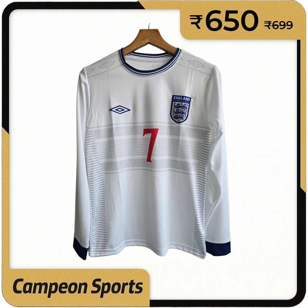 Relive Beckham’s Legacy with the Iconic 2000 England Home Jersey