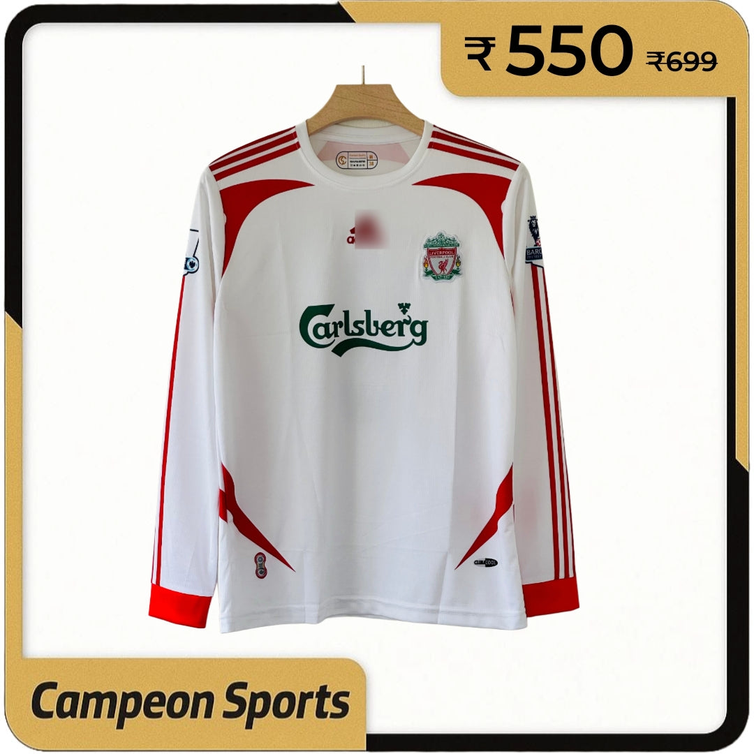 El Niño’s Breakout Season – 2007–08 Liverpool Away Jersey, Torres Full Sleeve Embroidery Edition