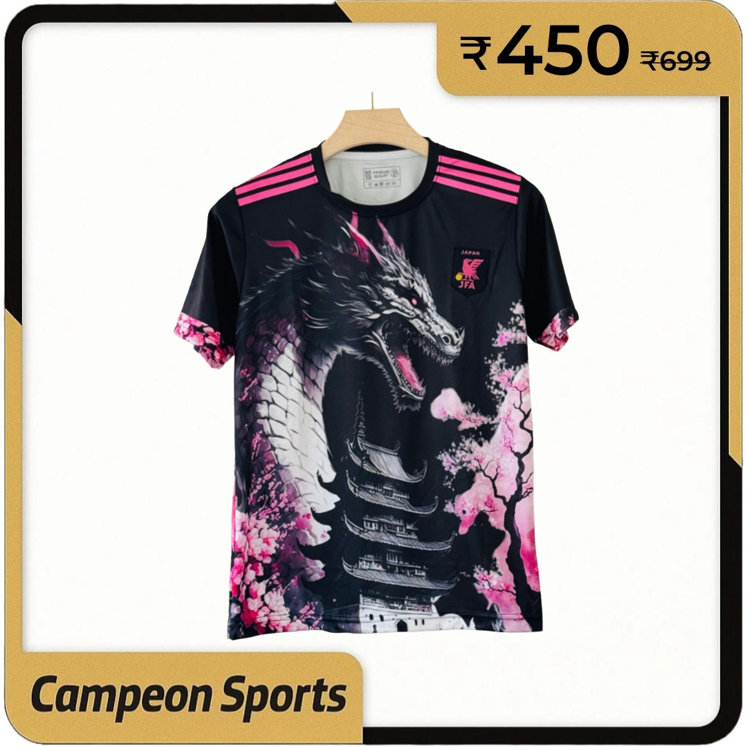 Honor Tradition and Power with the 2024 Japan Sakura Dragon Jersey – Embroidery Edition