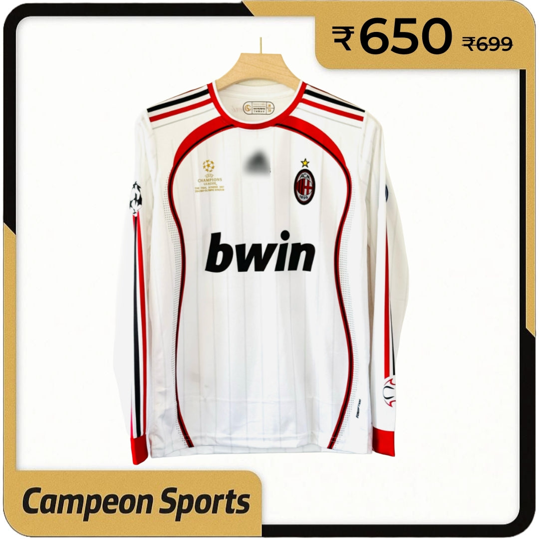 2006-07 AC Milan Away Jersey –Full sleeve embroidery edition (kaka)