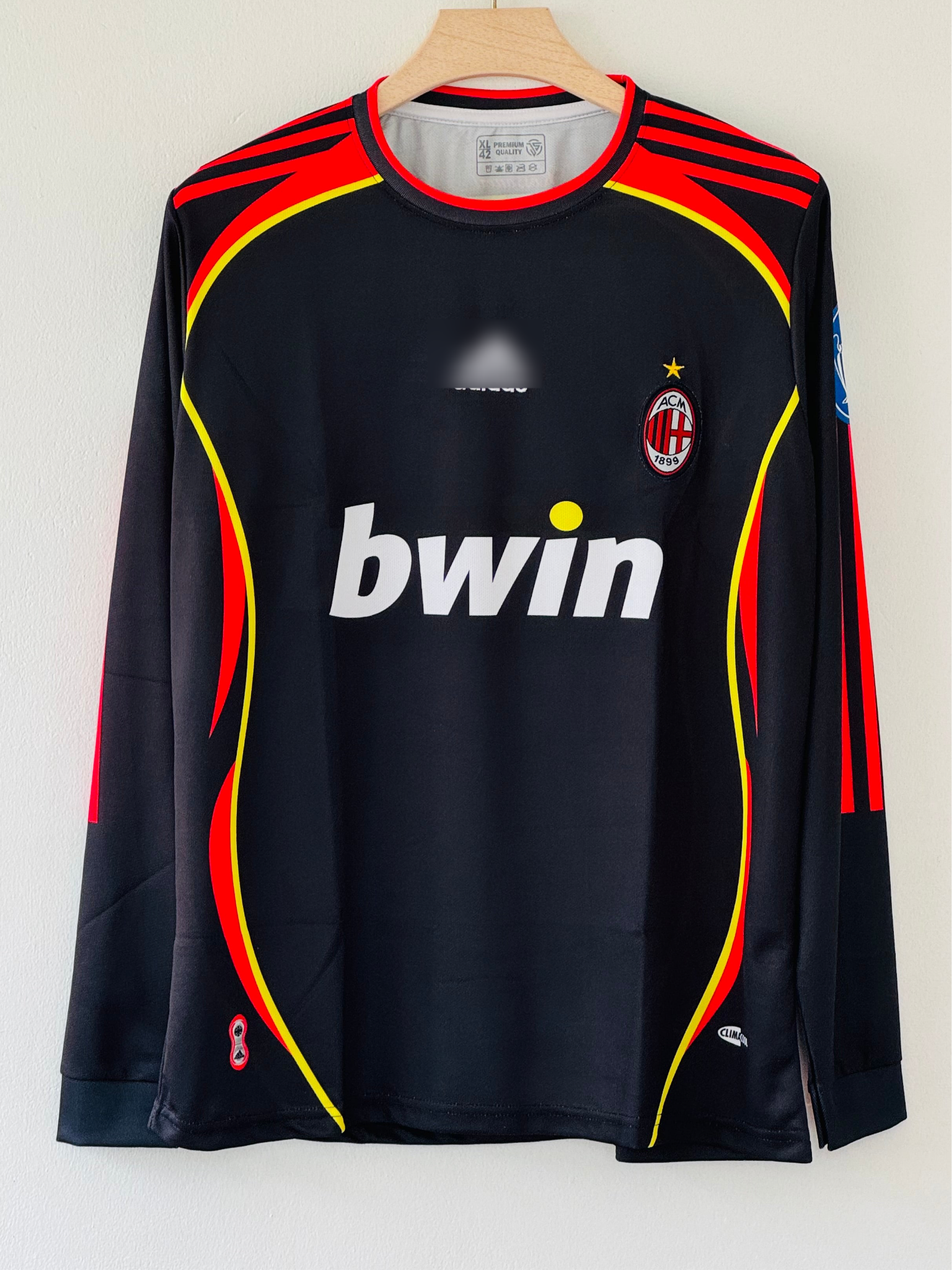 Defend with Honor – 2006-07 AC Milan Away Jersey – Paolo Maldini Full Sleeve Embroidery Edition