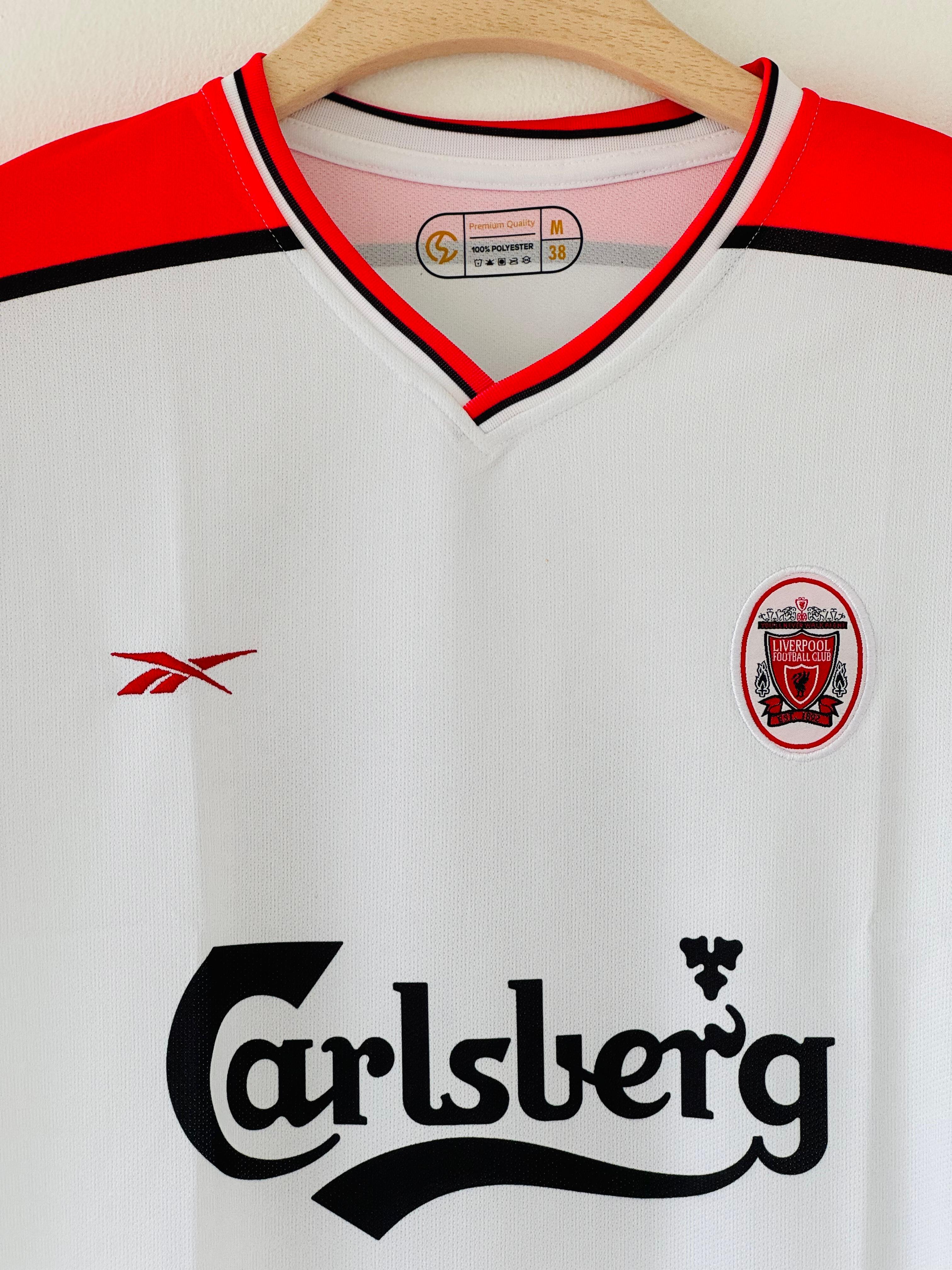 Celebrate Owen’s Explosive Brilliance with the 1998-99 Liverpool FC Away Jersey – Embroidery Edition